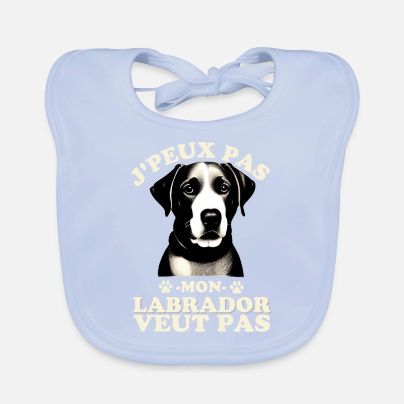 Mon Labrador veut pas 1 Bavoir bio Bébé