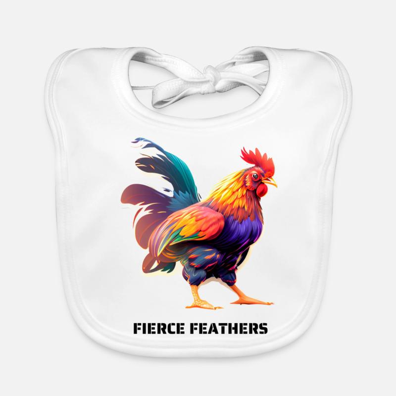 FIERCE FEATHERS Baby Bio-Lätzchen