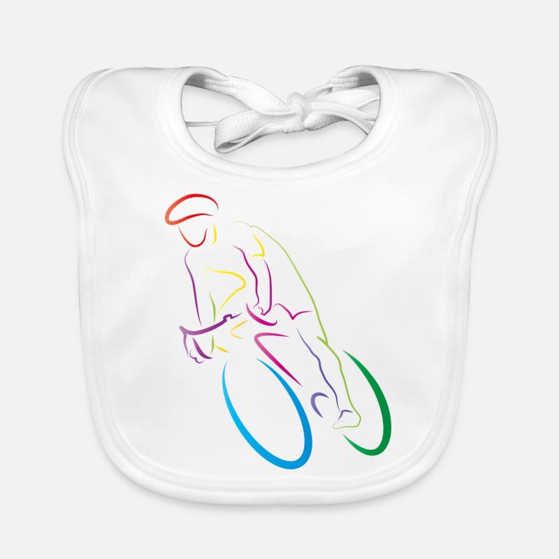 rennradfahrer Baby Bio-Lätzchen