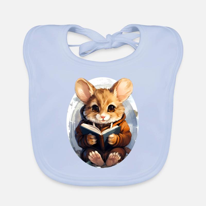 Mouse Organic Baby Bibs
