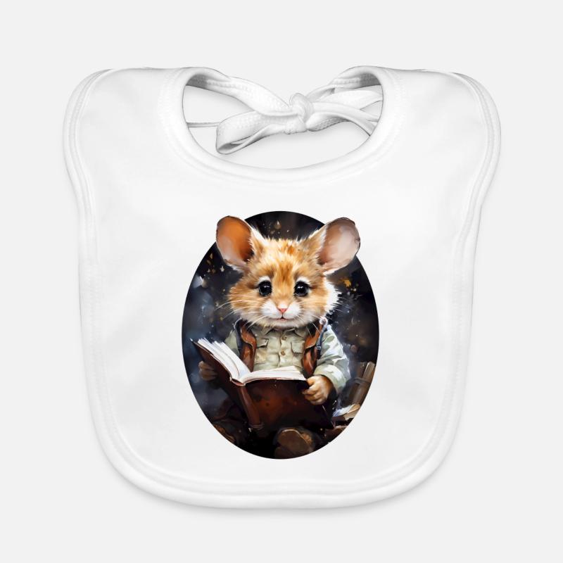Mouse Organic Baby Bibs
