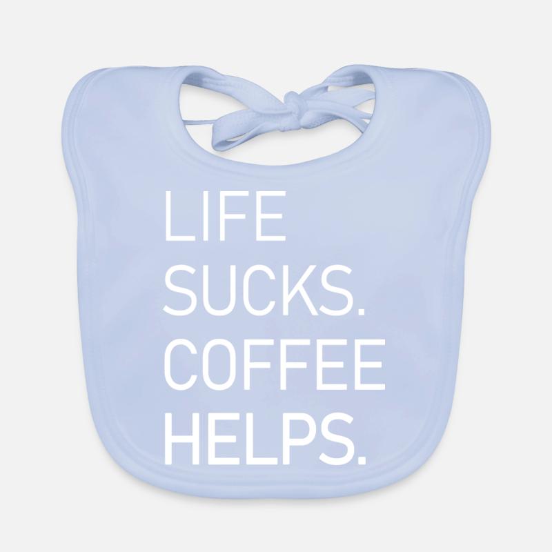 La vie craint le café aide Bavoir bio Bébé