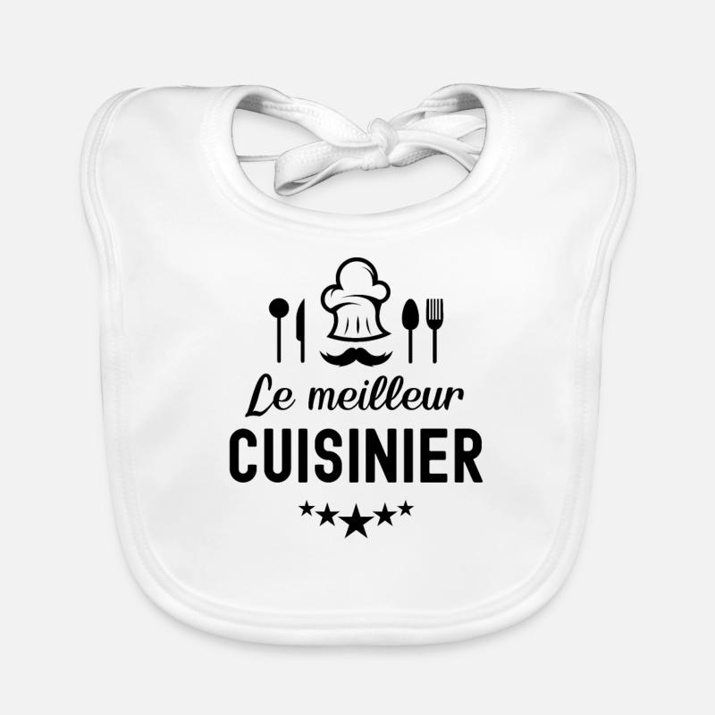 Meilleur cuisinier 2 Bavoir bio Bébé