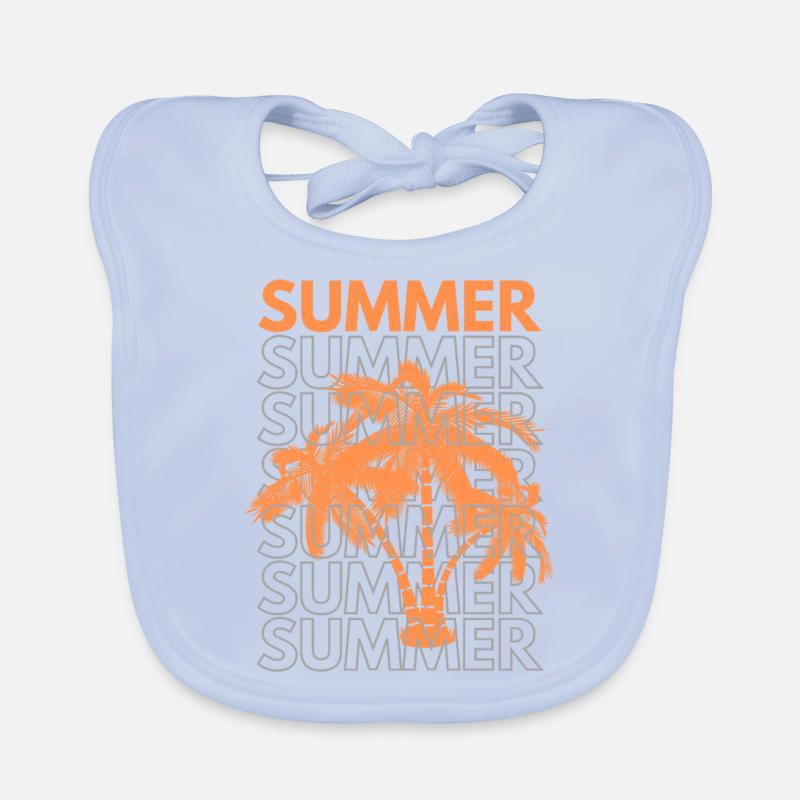 SUMMER Organic Baby Bibs