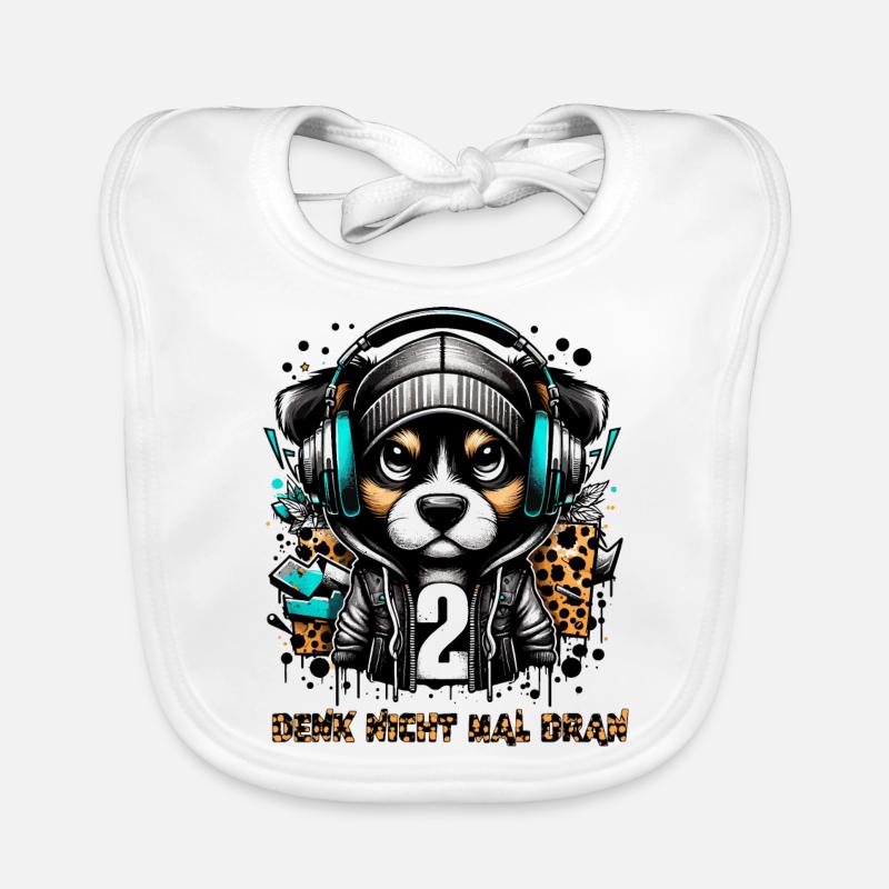 DON'T EVEN THINK ABOUT IT Organic Baby Bibs