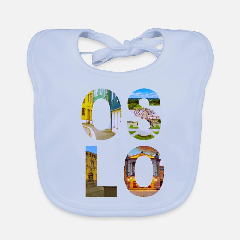 Oslo, Norway Organic Baby Bibs