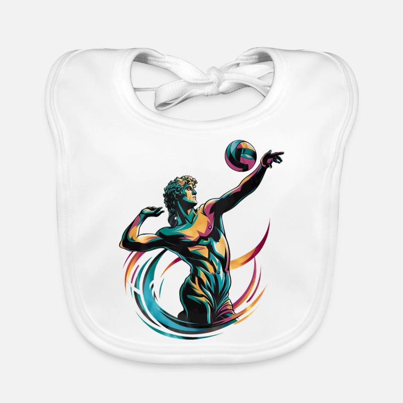 Volleyball Baby Bio-Lätzchen
