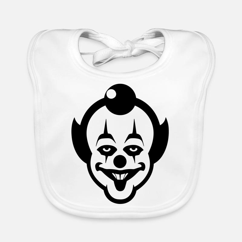 Clown Bavoir bio Bébé