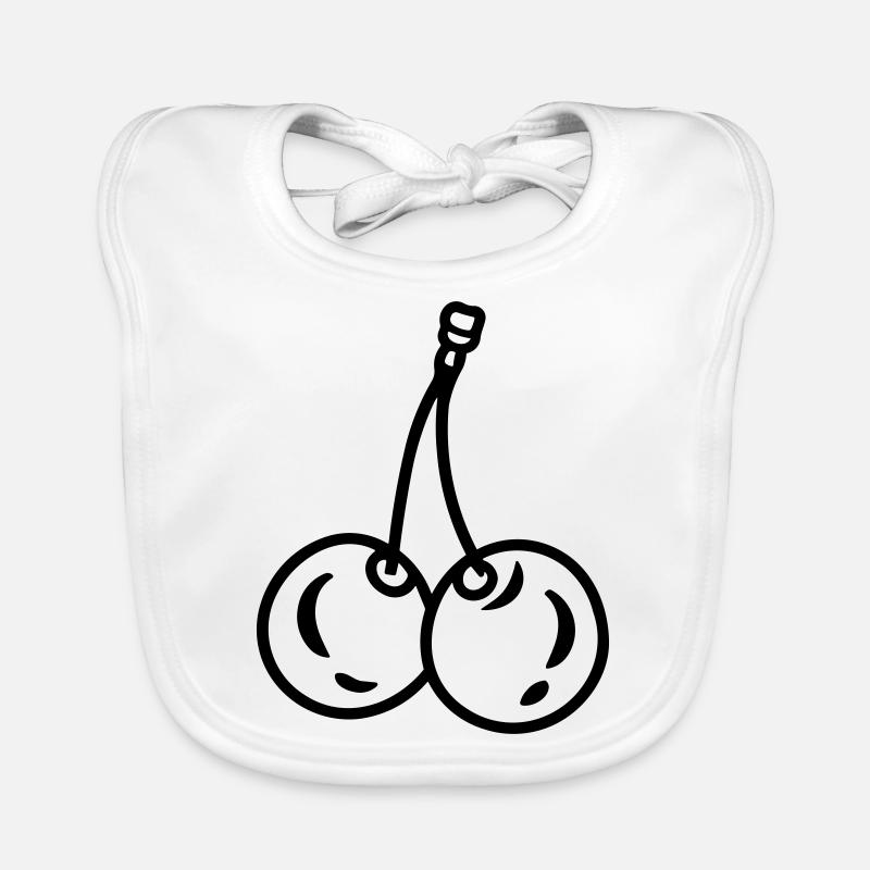 Kirsche Baby Bio-Lätzchen