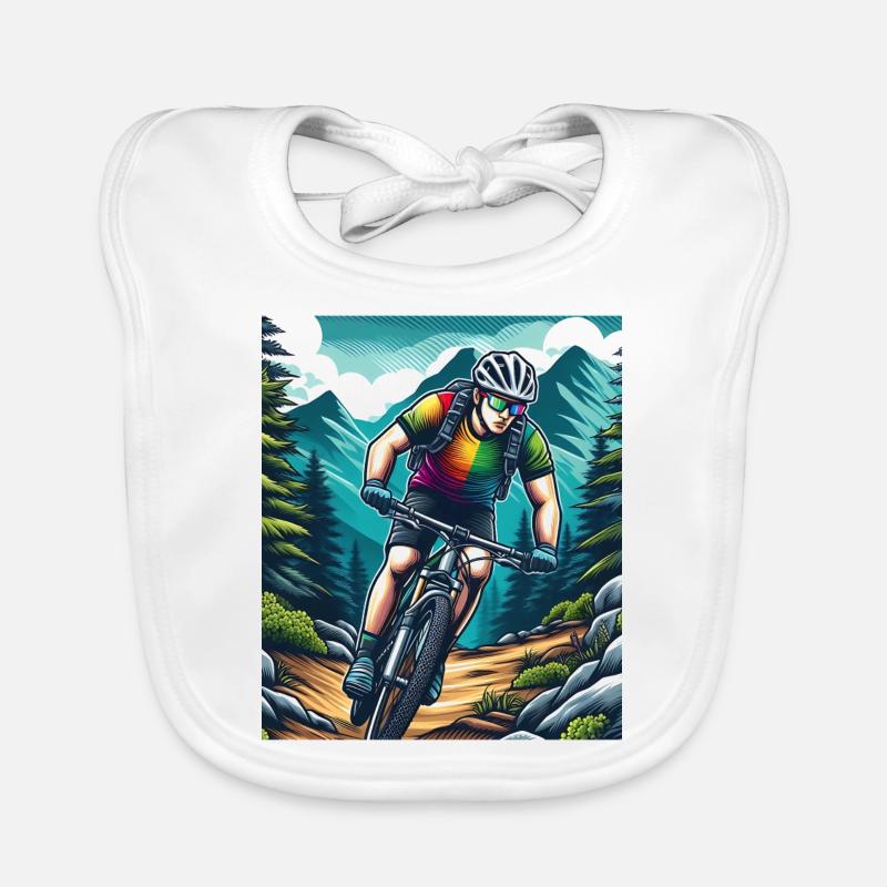 Radfahrer Baby Bio-Lätzchen