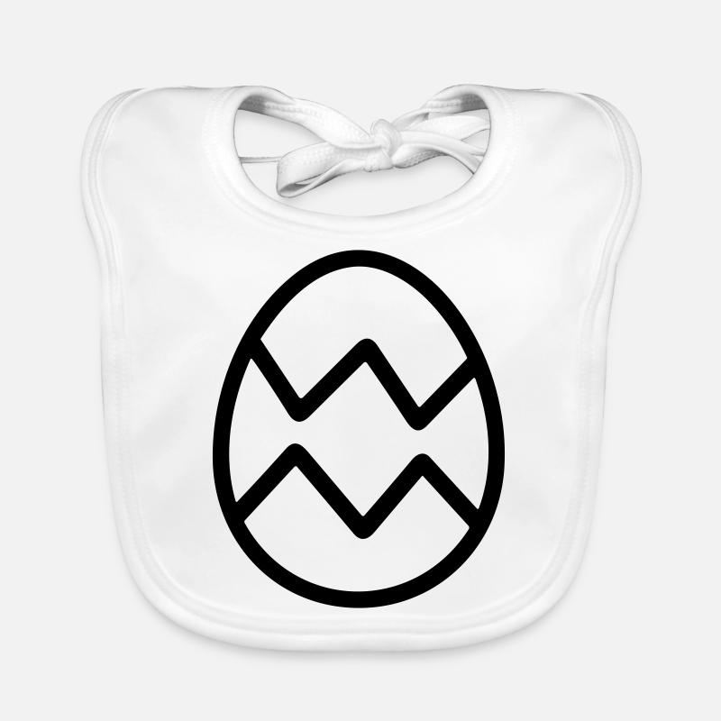 Easter Egg Organic Baby Bibs