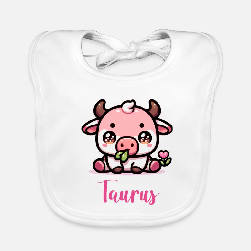 Süße Taurus Sternzeichen Astrologie Geschenk Baby Bio-Lätzchen