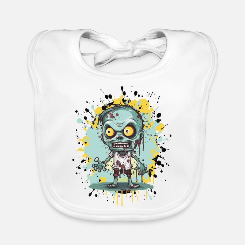 Zombie Comic Baby Bio-Lätzchen