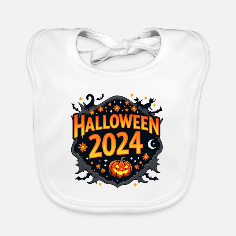 Rétro Halloween Bavoir bio Bébé