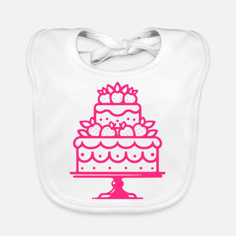 Contour du gâteau Bavoir bio Bébé