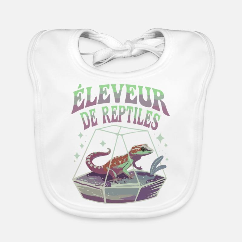 Éleveur de reptiles Bavoir bio Bébé