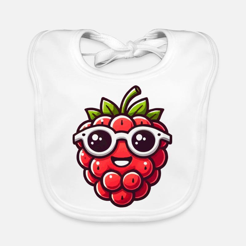 Himbeere Comic Baby Bio-Lätzchen