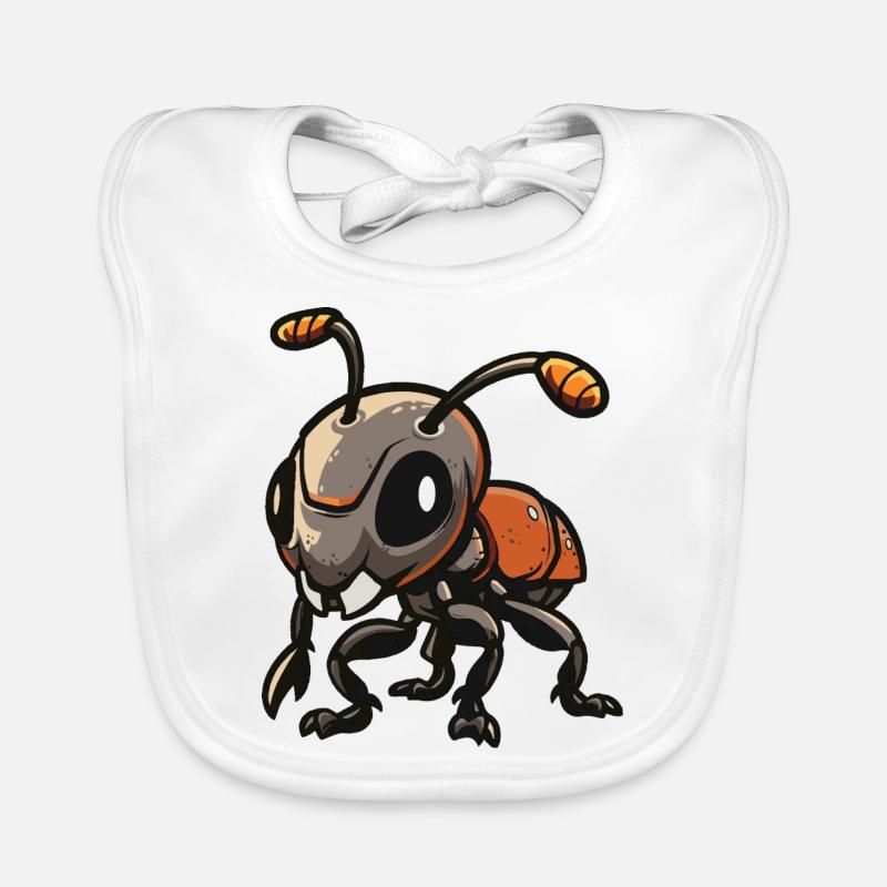 Ameise Comic Baby Bio-Lätzchen