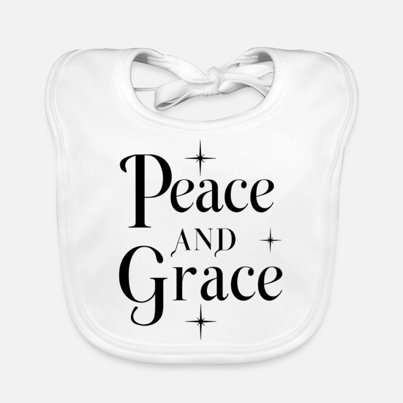 Friede und Gnade Baby Bio-Lätzchen