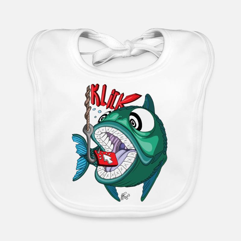 Click Bait Organic Baby Bibs
