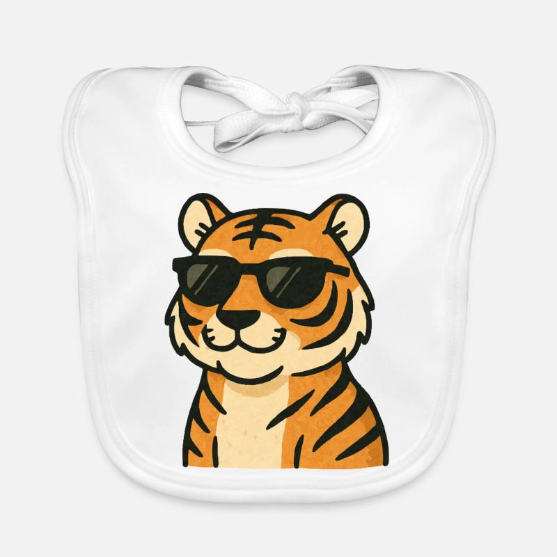 Tiger Comic Organic Baby Bibs