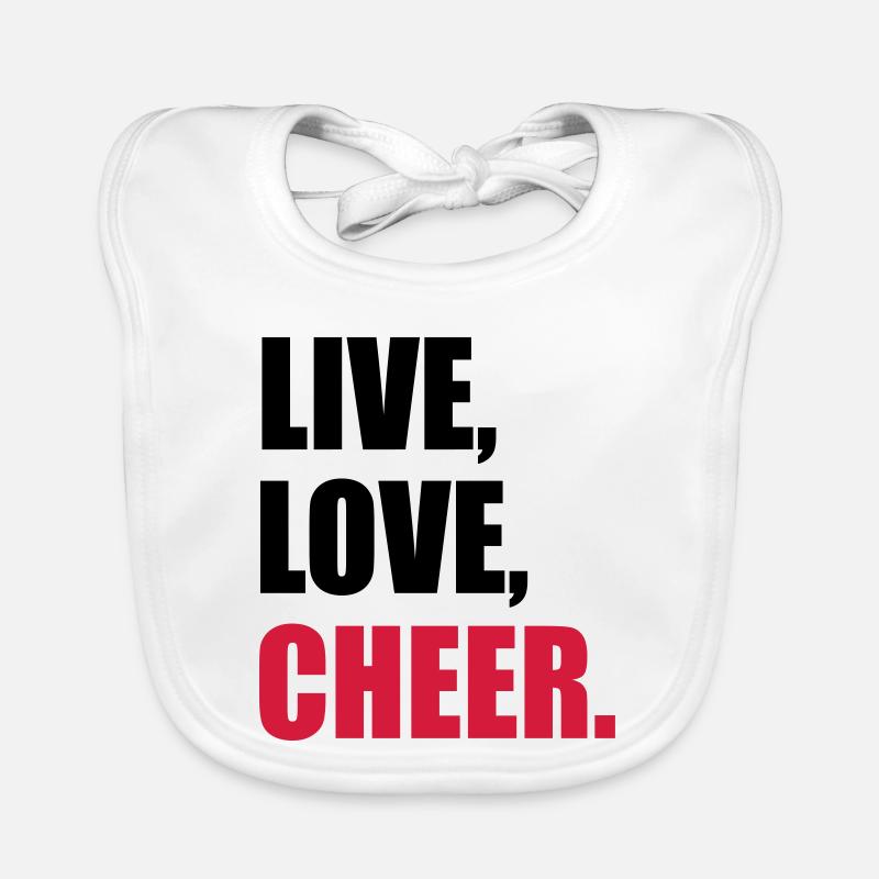 Cheerleader Baby Bio-Lätzchen