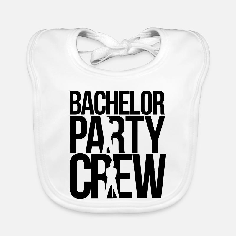 bachelor party crew Baby Bio-Lätzchen