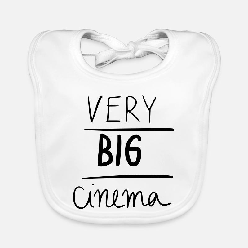 very big cinema - Bavoir bio Bébé - blanc