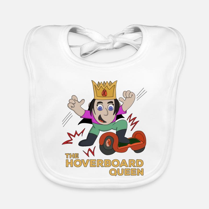 Die Hoverboard Queen Baby Bio-Lätzchen