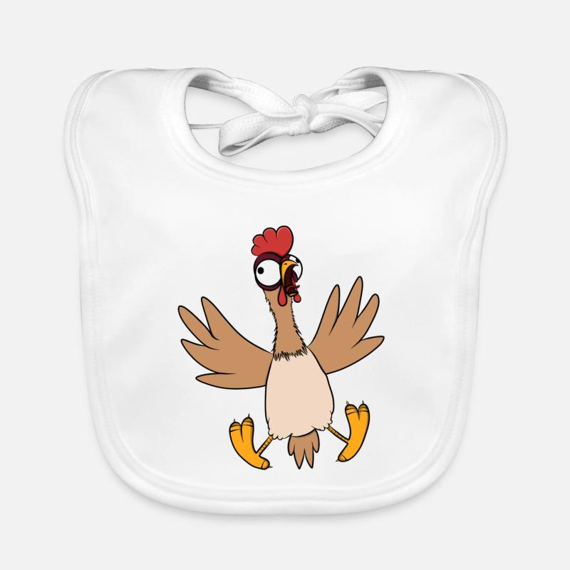 Chicken Organic Baby Bibs
