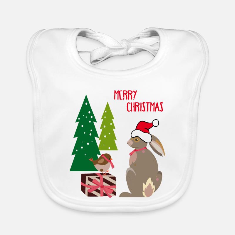 Joyeux Noël Bavoir bio Bébé