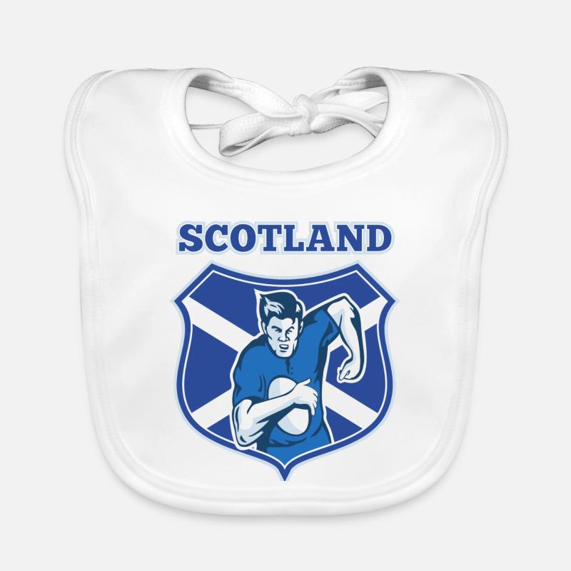 écosse, Ecosse, Scotland Bavoir bio Bébé