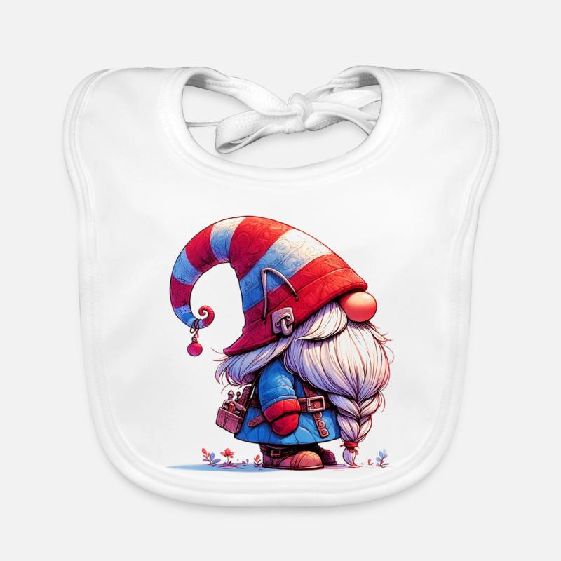 Kabouter Goblin Elf Bio-slabbetje voor baby's