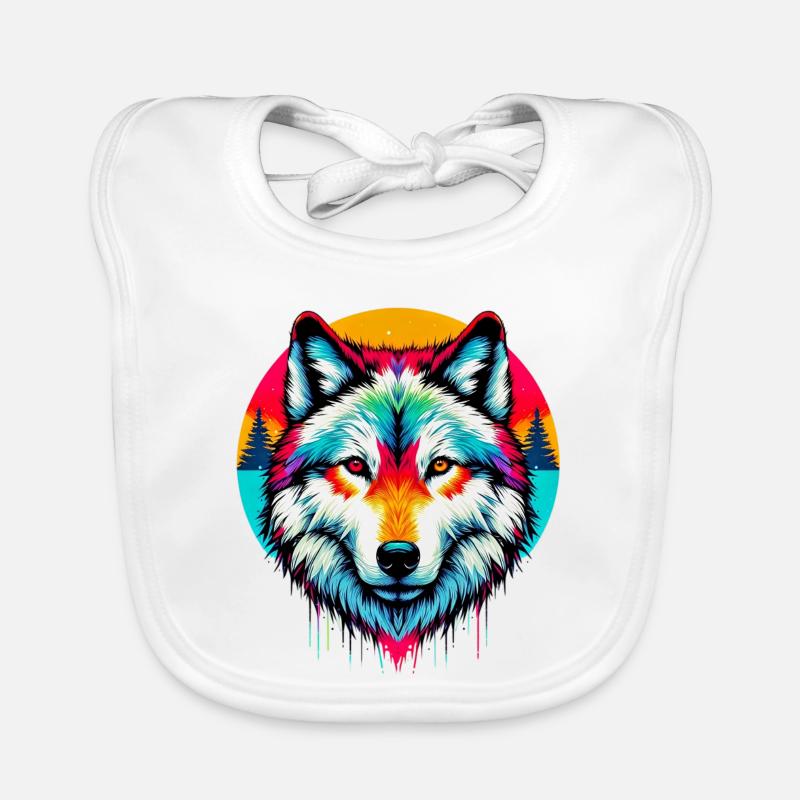Wolf Organic Baby Bibs