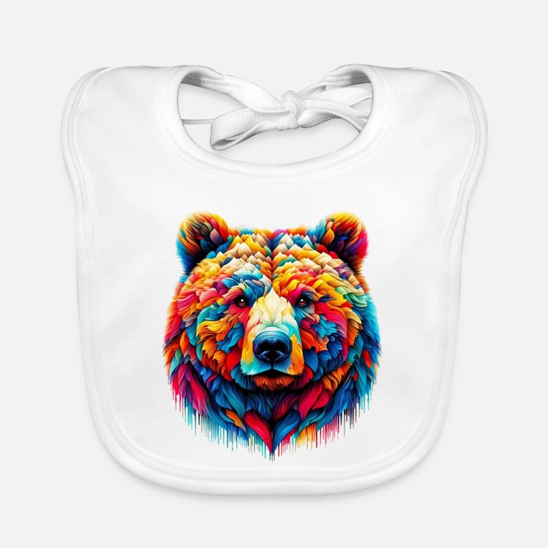 Bear Organic Baby Bibs