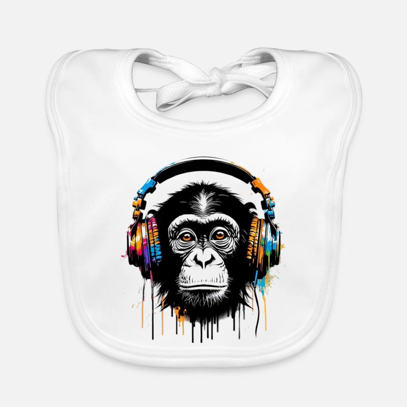 Affe Baby Bio-Lätzchen