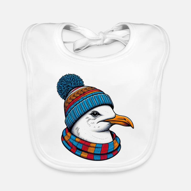 Mouette Bavoir bio Bébé