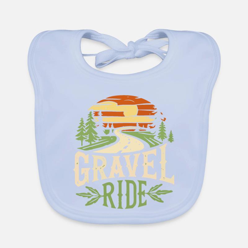 Aventure sur gravier Bavoir bio Bébé