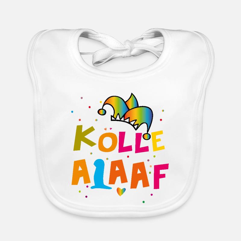 Kölle Alaaf Karneval Baby Bio-Lätzchen