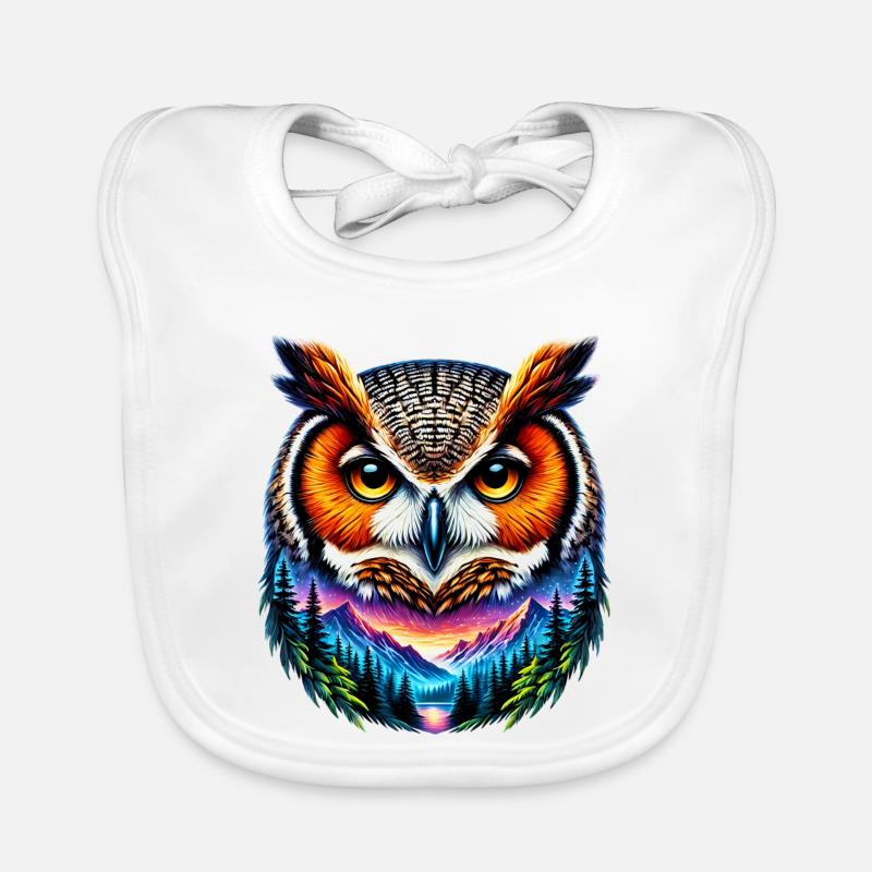 Owl Organic Baby Bibs