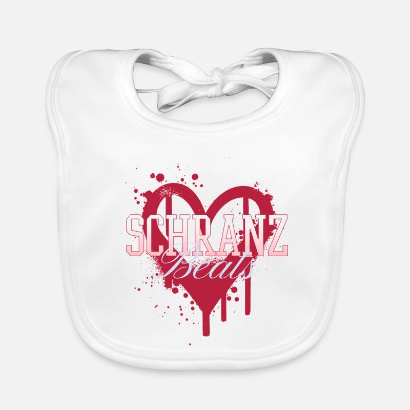 Schranz Beats Techno Rave Baby Bio-Lätzchen