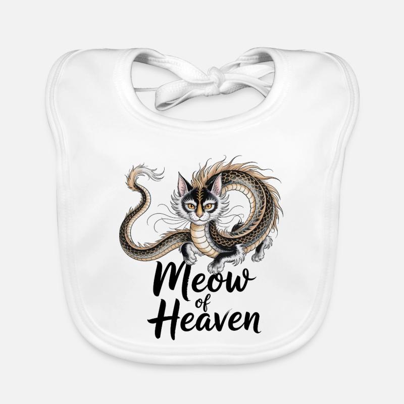 Chat dragon Bavoir bio Bébé