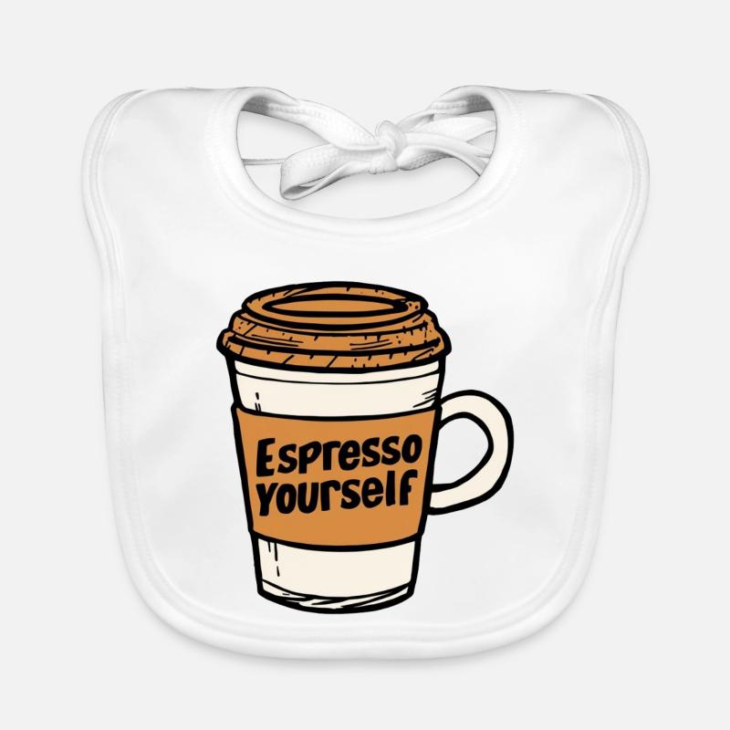 Espresso vous-même Bavoir bio Bébé