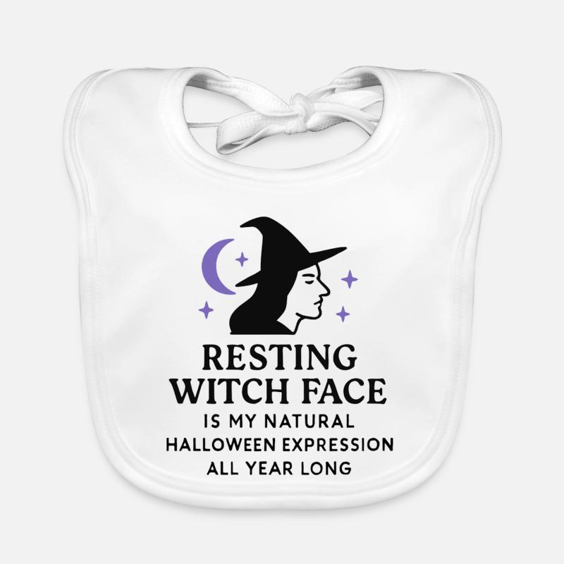 Halloween - Witch Organic Baby Bibs