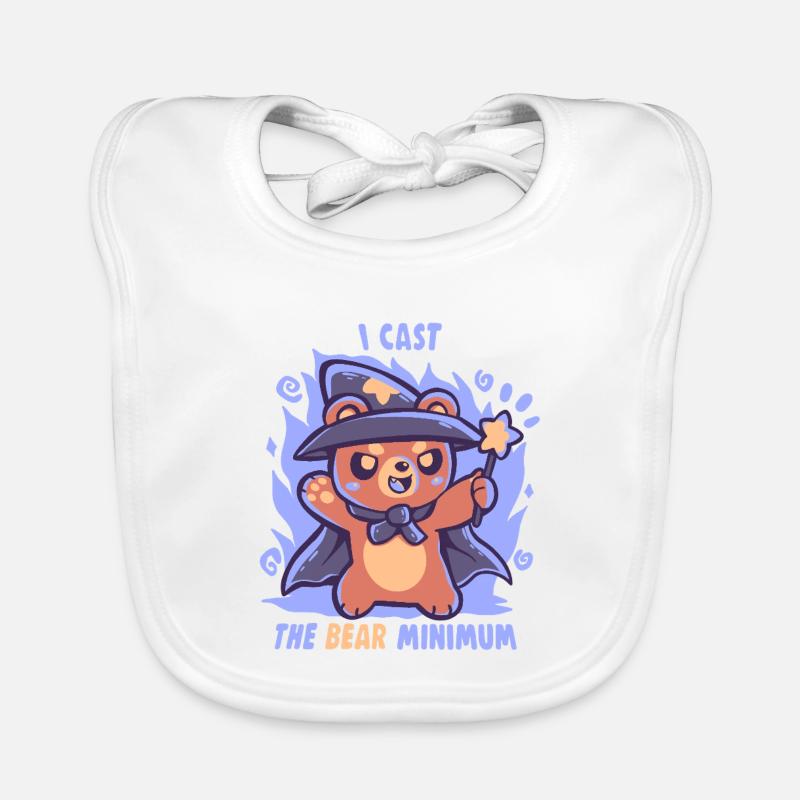 The Bear Minimum Spell Organic Baby Bibs