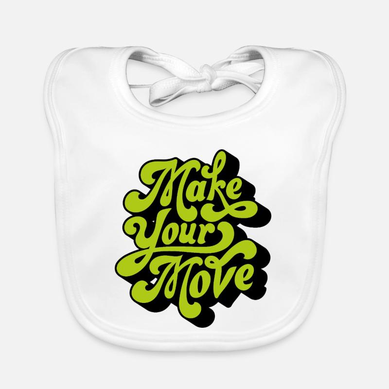 Make your move Organic Baby Bibs