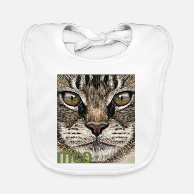 Chat Maine Coon Bavoir bio Bébé