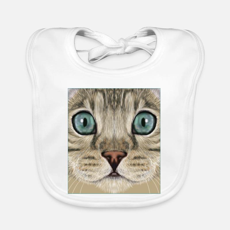 Chat léopard Bavoir bio Bébé