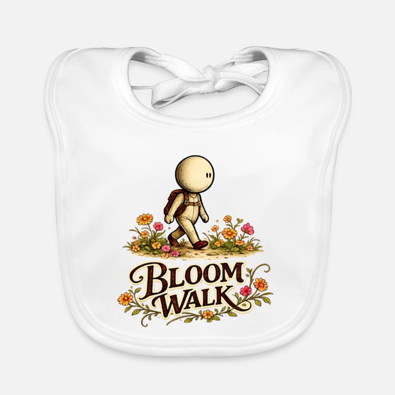 La Petite Pensée | Sentier des Fleurs de Bloom Walk Bavoir bio Bébé