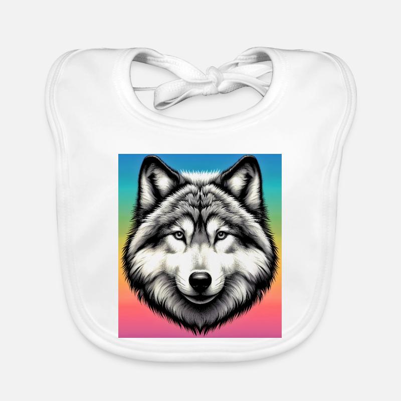 Wolf Organic Baby Bibs